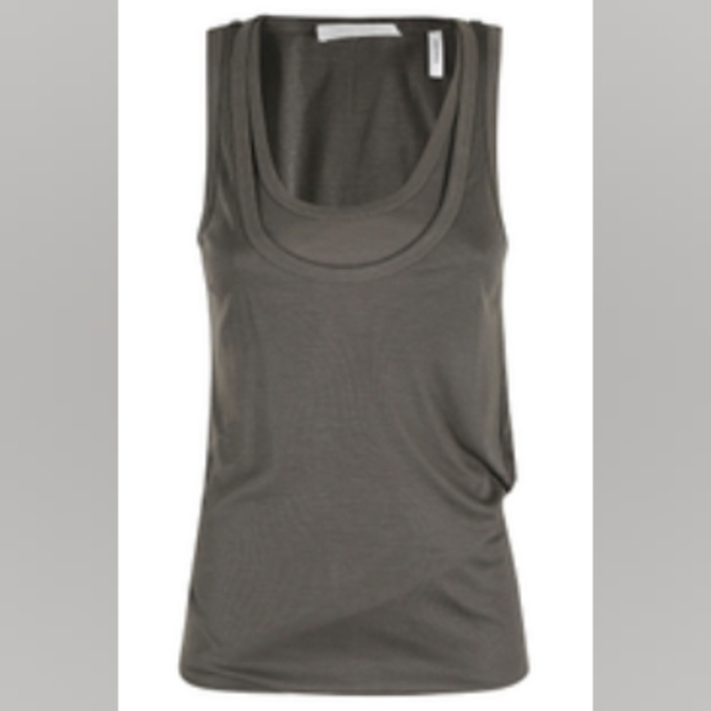 Helmut Lang, S,Women's Olive Tank Top